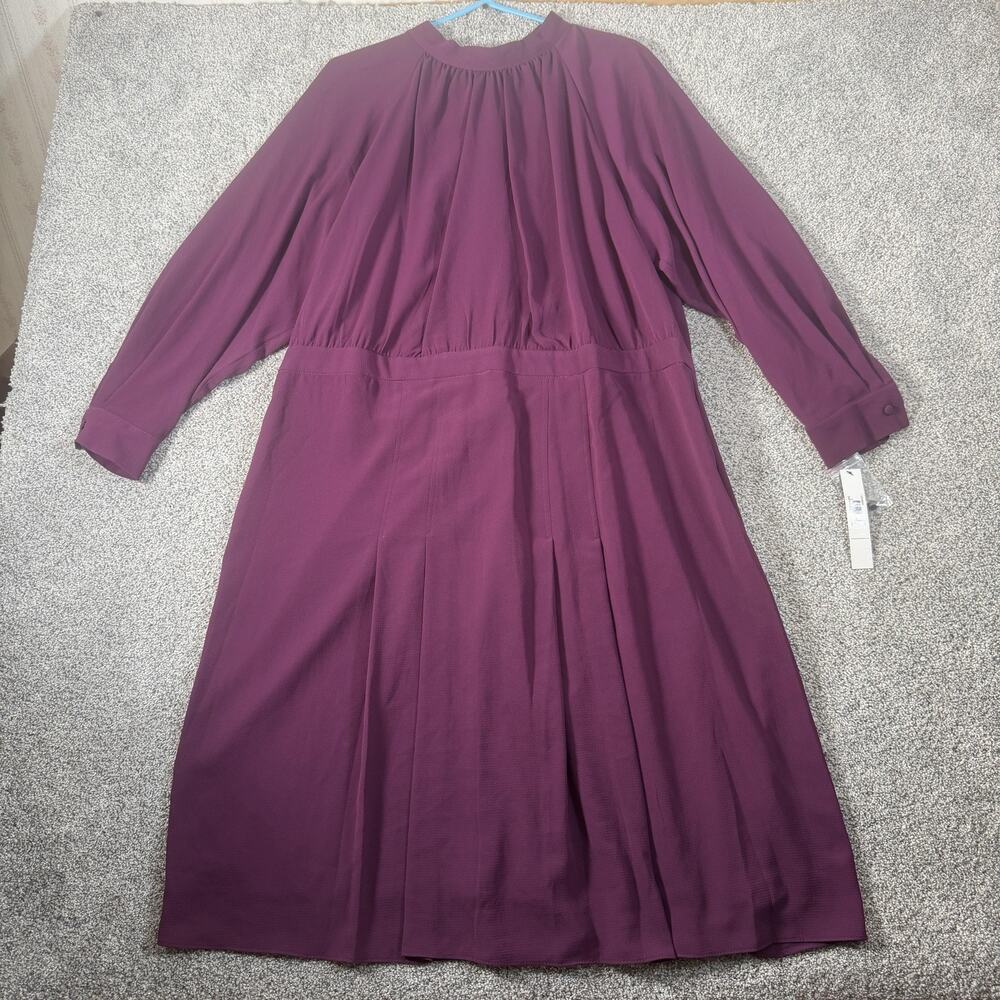 Maggy London Dress 16W Plus Classic Romantic Modest Fashion Dark Romantic Office